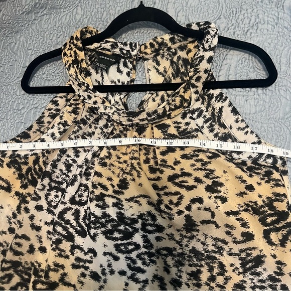 Leopard Trending Tank Top Vintage Spense Size Large Buttoned Neckline at back‌ - Picture 6 of 7